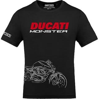 FastB Men Printed Round Neck Black T-Shirt