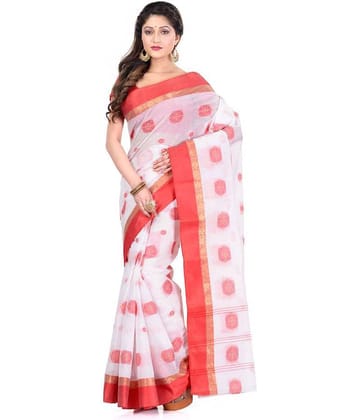 Desh Bidesh Cotton Printed Saree Without Blouse Piece ( Multicolor )