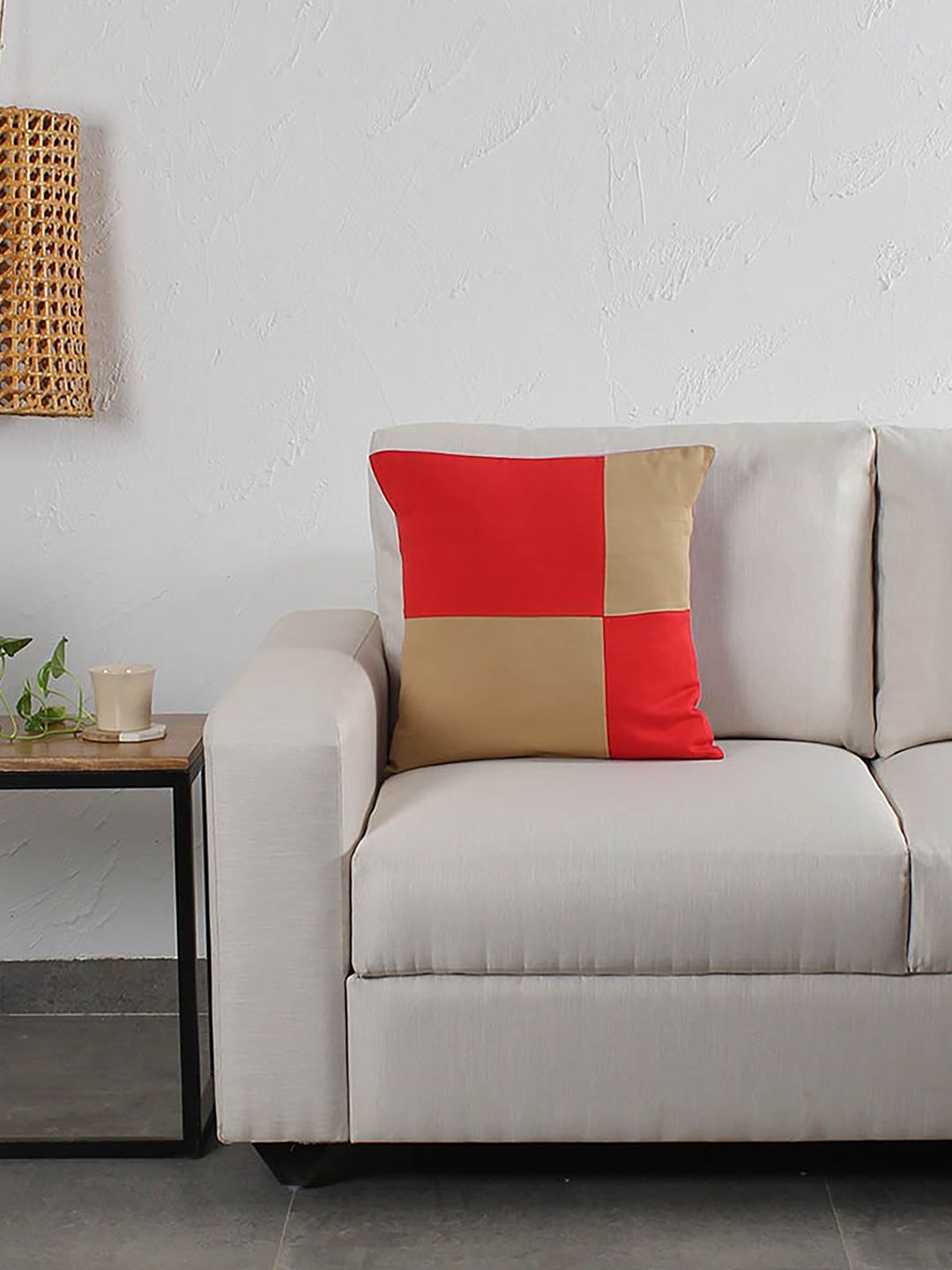 Jyamiti Cushion Cover (Beige) - Medium