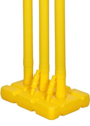 Jonex Wicket Set Plastic, Wickets for Cricket, Stumps with Stand, Cricket Wicket Set Plastic, Plastic Stumps for Cricket