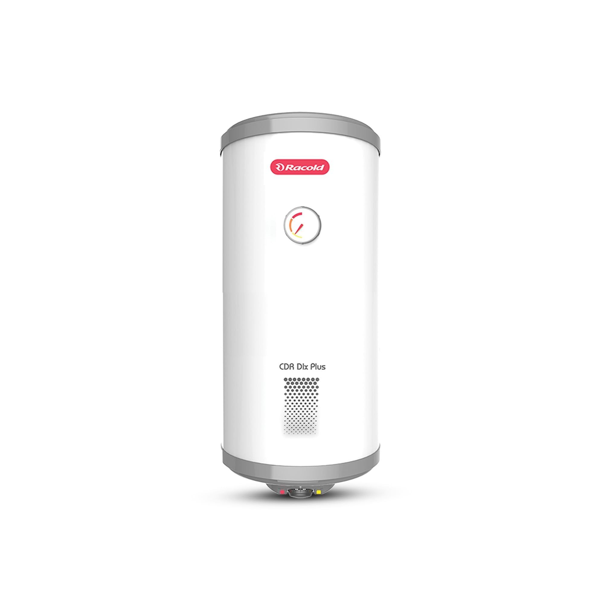 Racold CDR DLX Plus 35L Vertical Energy Efficient Storage Water Heater(Geyser) with Free Standard Installation & Pipes |Temperature Display|Temperature Knob|Titanium Enameled Coating,BEE 5 star rating Racold CDR DLX Plus 35L Vertical Energy Efficient Sto