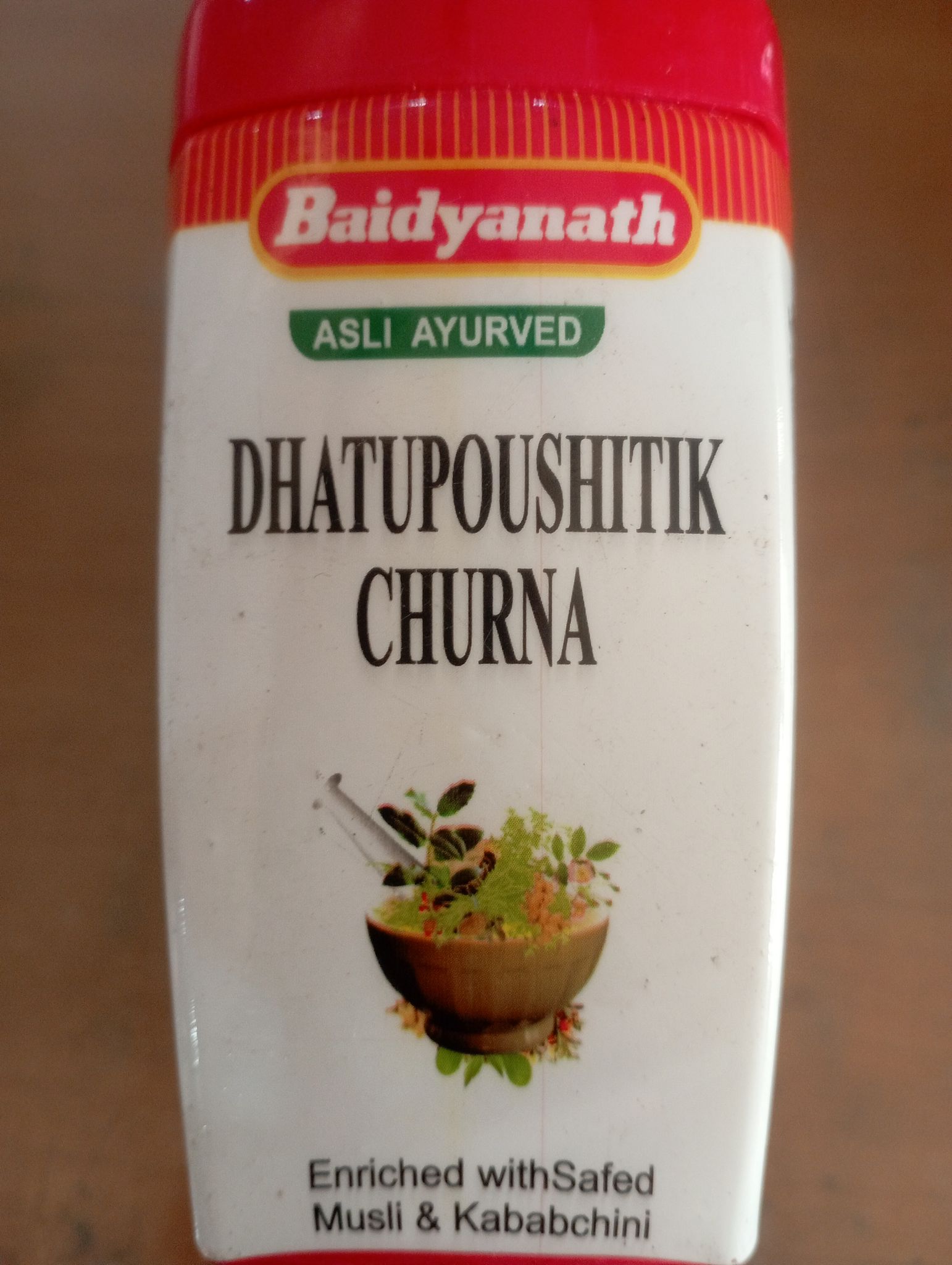 Baidyanath dhatupoushitik churna enriched with safed musli & kababchini