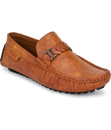 Prolific - Tan Men's Slip On Formal Shoes