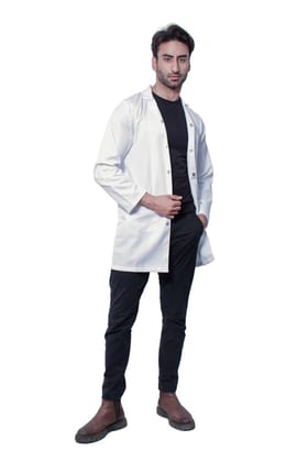 White Ara India Dental Lab Coat