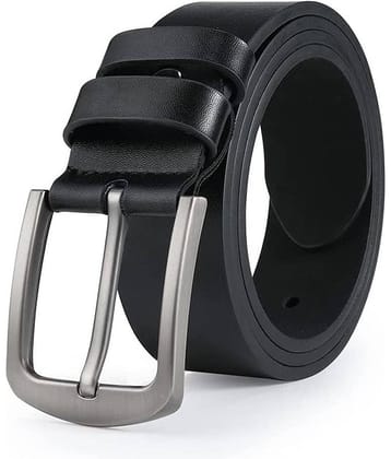 Elite Crafts - Black 100% Leather Men's Formal Belt ( Pack of 1 )