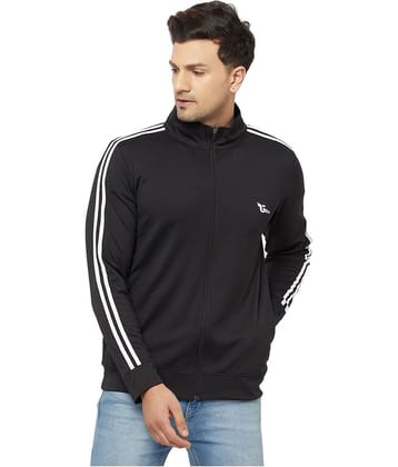 Glito - Black Polyester Blend Relaxed Fit Men's Casual Jacket ( Pack of 1 )