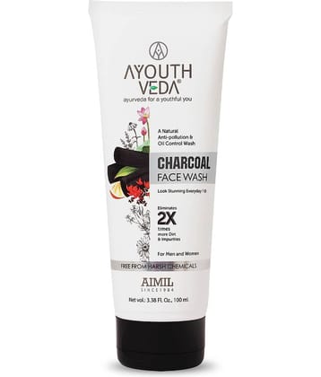 Ayouthveda charcoal face wash 100 ml Face Wash 100 mL