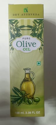 Dev ayurveda pure olive oil 100 ml 3.38 Fl oz 