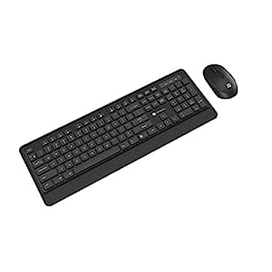 Portronics Key5 Combo Wireless Keyboard and Mouse Set (Black)