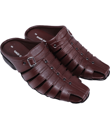 RAGE GAZE BROWN HS - Brown Men's Sandals