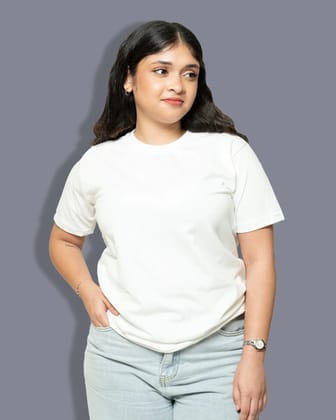 White | Solid Tees-White / X-small