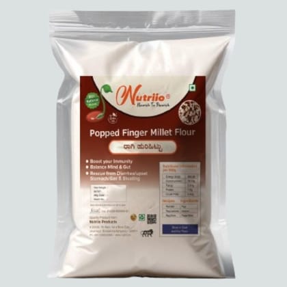 Popped Finger Millet flour Popped Finger Millet flour
