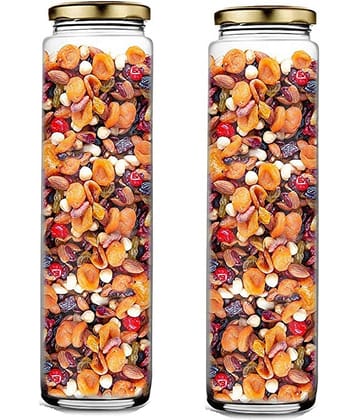 AFAST Airtight Storage  Glass Food Container Set of 2 500 mL