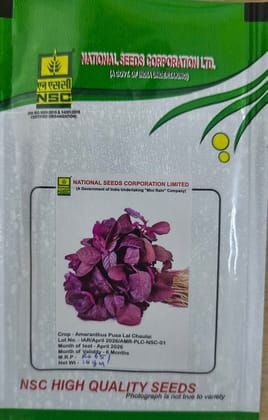 NSC Amaranthus Pusa Lal Chaulai Seed - 10gm NSC Amaranthus Pusa Lal Chaulai Seed - 10gm