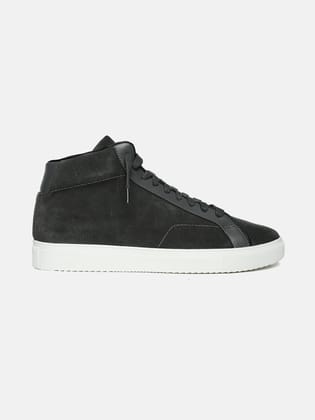 ZH II - GREY - Grey Mid-Top Suede Sneakers-6