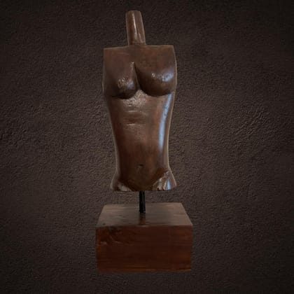 Dhad : Wooden Torso Sculpture Series  : Manushi 6
