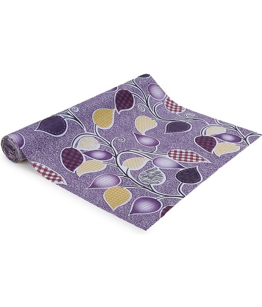 Single PVC Purple Kitchen Shelf Cover Cover