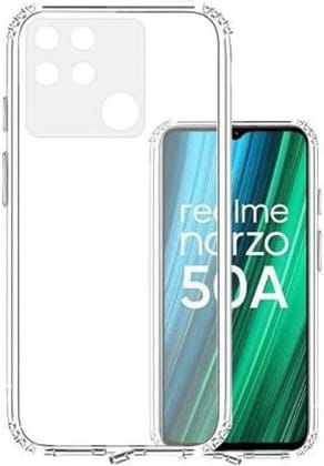 PLUGTECH TPU Ultra Hybrid Clear Camera Protection Back Cover Case for Realme Narzo 50A