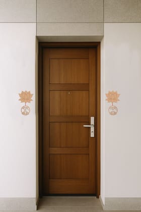 Dbeautify's Lotus & Shubh Labh MDF Cutouts Set