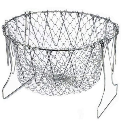 139 Foldable Strainer Chef Basket 139 Foldable Strainer Chef Basket