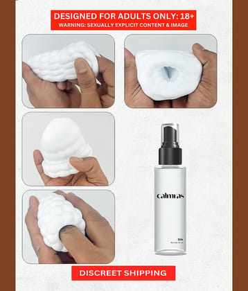 Transparent Mini Masturbator Cup with Big Lube- Best Male Masturbator toy For Beginners |  Silicone Made Calmras Tac Male Masturbator