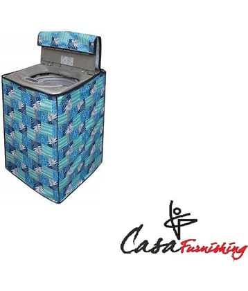 CASA FURNISHING Fully Automatic Washing Machine Cover Compatiable For 7 kg - GREEN