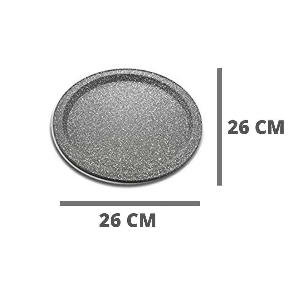 Femora Carbon Steel Stone Ware Non-Stick Coated Pizza Plate (26 x 26 cm)