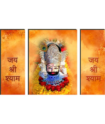 Saf Lord Khatu Shyam ji Religious wall hanging MDF Painting