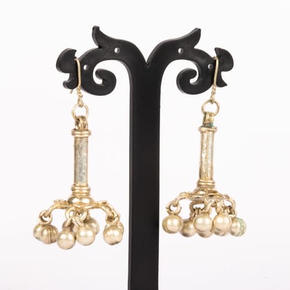 Tribes India Earring Nali Jhumka Pair Tribes India Earring Nali Jhumka Pair
