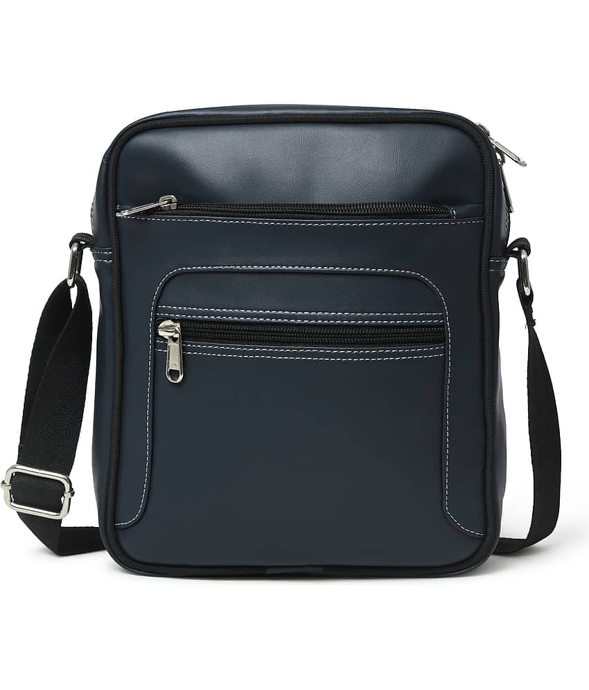 MATRICE - Blue Solid Messenger Bag