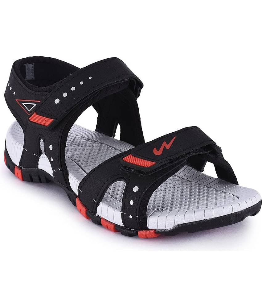 Campus - Black Men's Floater Sandals