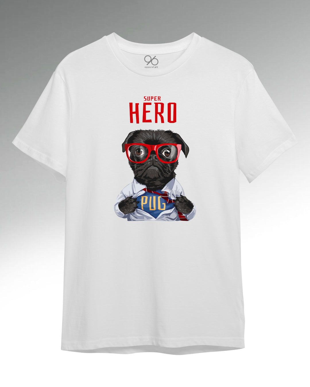 Super-Dog T-Shirt-Small / White