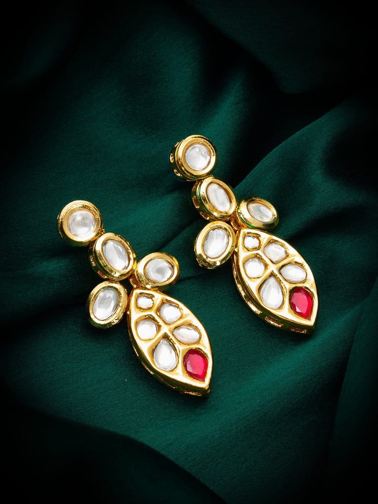 Morison Golden Peacock Earrings Vibrant Heritage Design - Earrings | Buy online on ZillyBuy