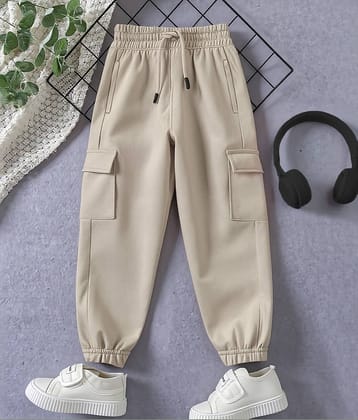 Trampoline Pack of 1 Boys Cotton Cargos ( Beige )