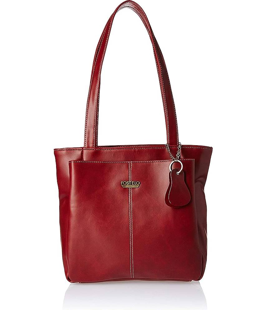 Fostelo - Grey PU Shoulder Bag