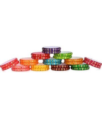 Somil Multicolor Bangle Set ( Pack of 24 )