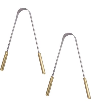 Gubb G+ Tongue Cleaner Tongue Cleaning Scraper Grey 2 Pcs Pack of 2