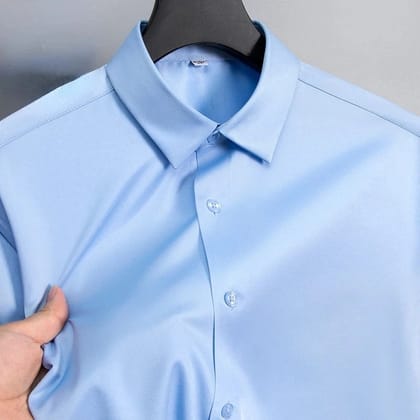 Executive Smooth Long Sleeve Shirt-S/38 / Tropical Blue