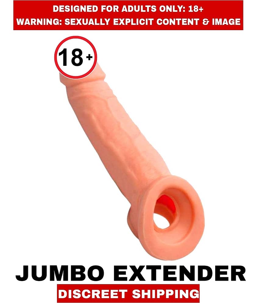 Sexual Wellness Men's Sex Toys Jumbo Extenders Pure Silicon Perfect Orgasm Penis Enlargement Extenders For Men