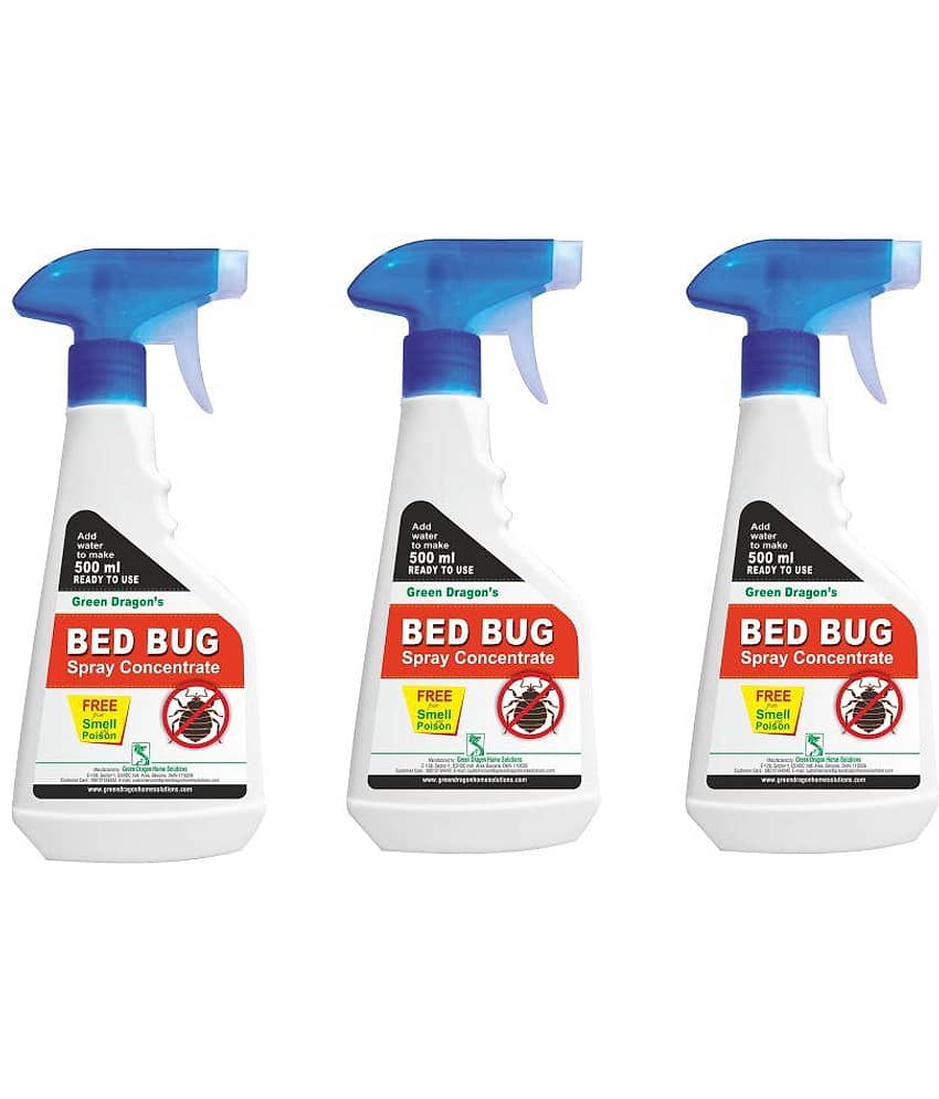 Green Dragon Bed Bug Spray Concentrate 1500 ml (Pack of 3)