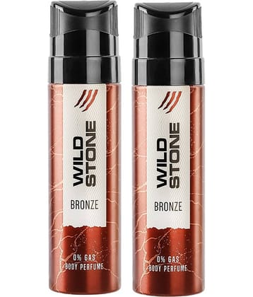 Wild Stone Bronze Pefume Body Spray for Men 120ml, Pack of 2 (240ml)