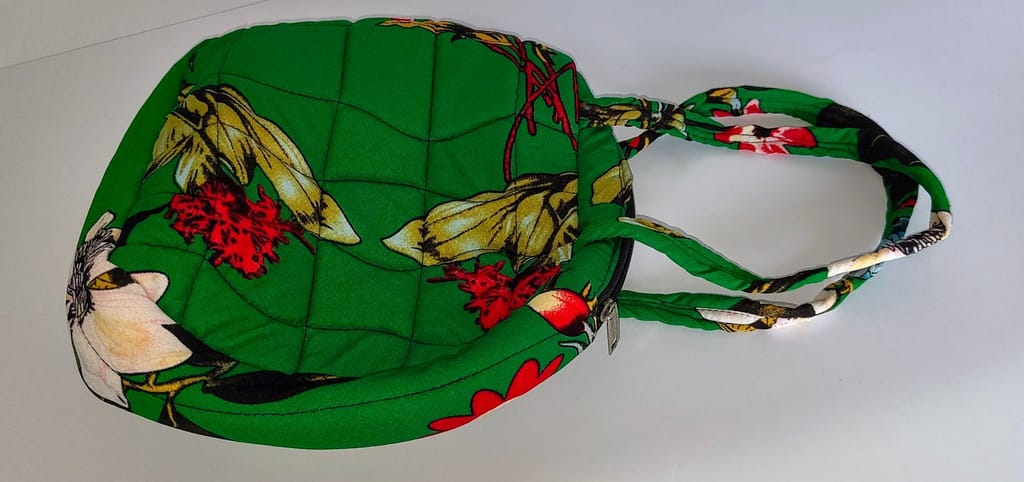 Handmade Floral Print Handbag