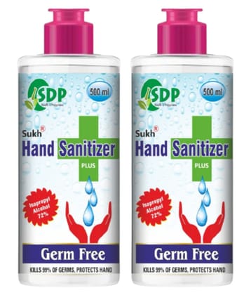 Zemaica Healthcare Hand Sanitizer 1000 mL Pack of 2