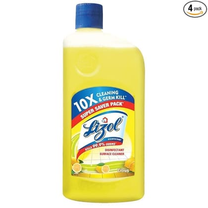 Lizol Disinfectant Surface & Floor Cleaner Liquid - Citrus, 200 ml