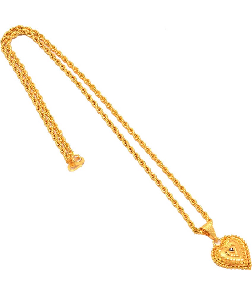 Jewarhaat - Golden Pendant ( Pack of 1 )