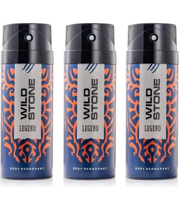 Wild Stone Legend Deodorant Spray for Men 150 ml ( Pack of 3 )
