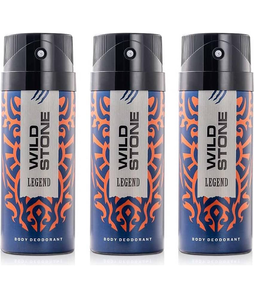 Wild Stone Legend Deodorant Spray for Men 150 ml ( Pack of 3 )