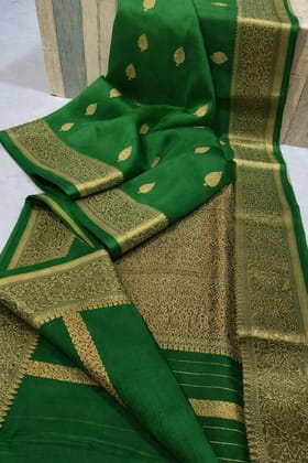 banarasi SOFT KORA ORGANZA SILK saree collection. All over weaving  design.