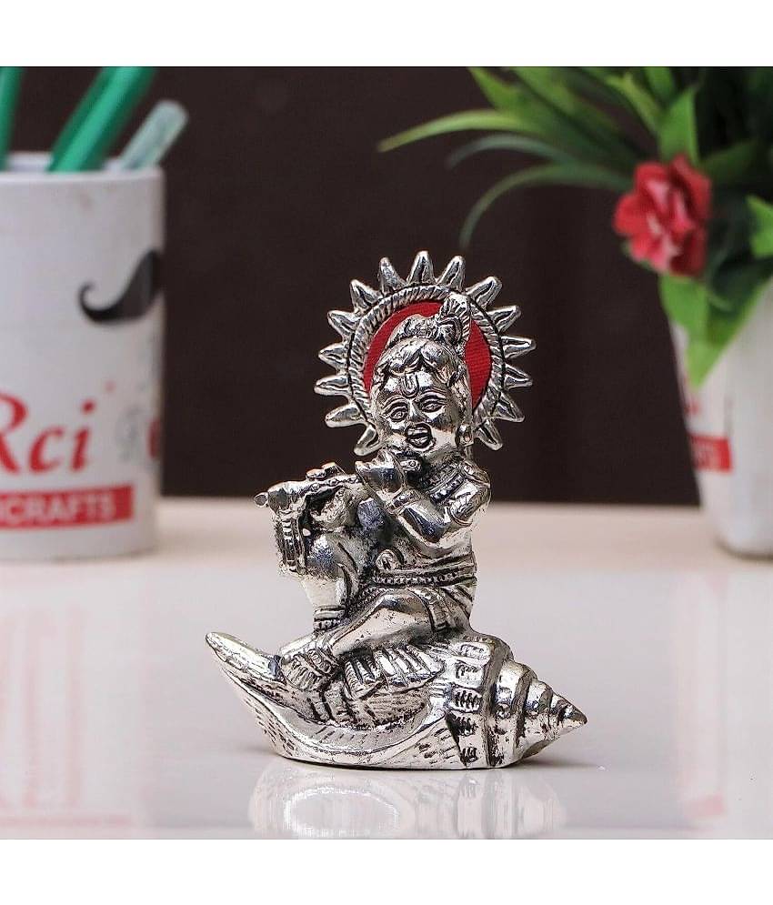 KridayKraft Aluminium Laddu Gopal Idol ( 9 cm )