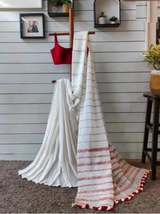 Summer Collection. Khadi  Khesh  Saree. With Blouse Piece Running .... Fabric-Khadi Cotton by Cotton. Soft and Comfortable Quality.